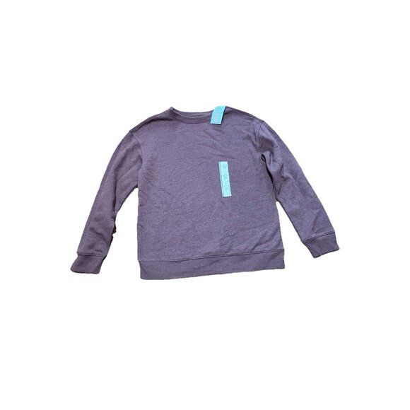 Cat & Jack Other - Cat & Jack Sweatshirt Boys Dark Brown Fleece Crewneck Sweater Size L (10-12)